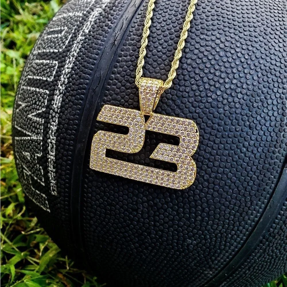 Iced out 23 Jordan Necklace